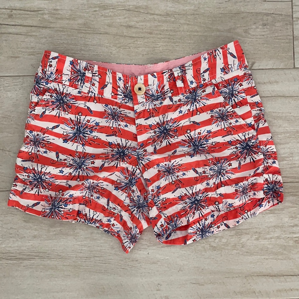 Lilly Pulitzer Rare 4th of July print shorts